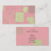 ヴィンテージはIVビジネスプロフィールカードに消印を押します 名刺 (正面/裏面)