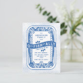 ヴィンテージはO-Fish-Allyで移動したシーイワシ ポストカード (スタンド正面)