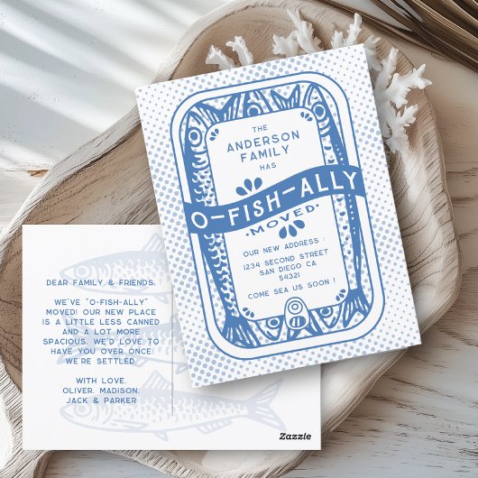 ヴィンテージはO-Fish-Allyで移動したシーイワシ ポストカード