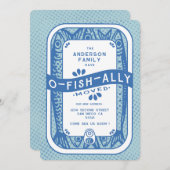 ヴィンテージはO-Fish-Allyで移動したシーイワシ 招待状 (正面/裏面)