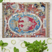 ヴィンテージはTapastry MoJoの台所タオルを磨きます キッチンタオル (折り畳み)