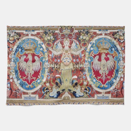 ヴィンテージはTapastry MoJoの台所タオルを磨きます キッチンタオル (横)