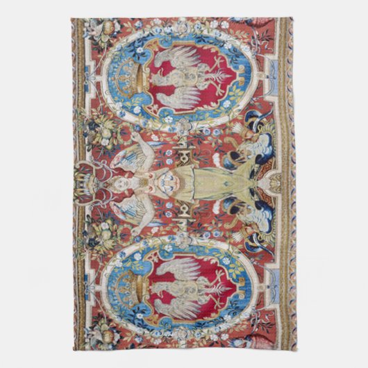 ヴィンテージはTapastry MoJoの台所タオルを磨きます キッチンタオル (縦)