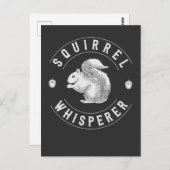 ヴィンテージひげおもしろいのナッツ愛好家 ポストカード (正面/裏面)