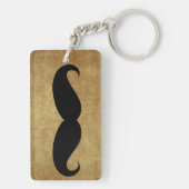 ヴィンテージひげカスタム文字 キーホルダー (裏面)