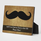 ヴィンテージひげカスタム文字 フォトプラーク (側面)