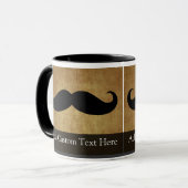 ヴィンテージひげカスタム文字 マグカップ (正面左)