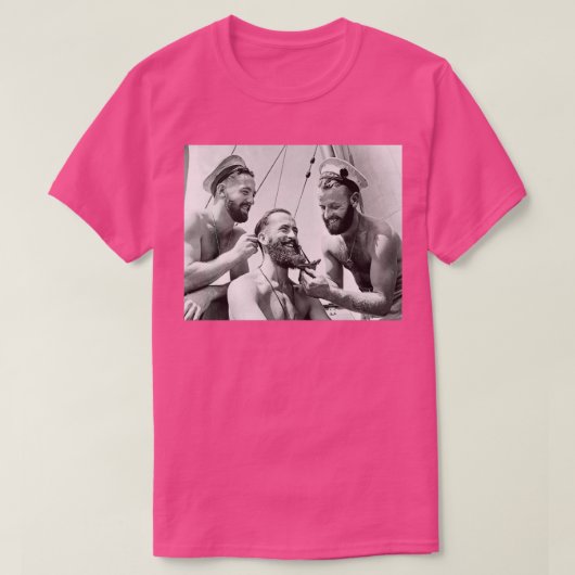 ヴィンテージひげトリム Tシャツ (デザイン正面)