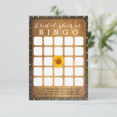 ヴィンテージひまわりカントリーウェディングシャワービンゴゲーム (スタンド正面)