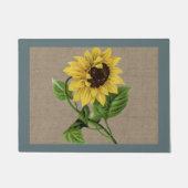ヴィンテージひまわりカントリーファームアンドペット ドアマット (正面)