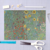 ヴィンテージひまわりガーデンデコップフラワー 薄葉紙 (クラフト)