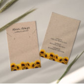 ヴィンテージひまわりジュエリーイヤリングネックレスディスプレイ