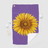 ヴィンテージひまわりハッピーフラワー ゴルフタオル (インサイチュ)
