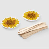 ヴィンテージひまわりハッピーフラワー ハンドファン (組立なし)