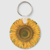 ヴィンテージひまわりフラワーバイバシリウスベスラー キーホルダー (正面)