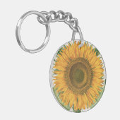 ヴィンテージひまわりフラワーバイバシリウスベスラー キーホルダー (正面左)