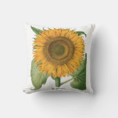 ヴィンテージひまわりフラワーバイバシリウスベスラー クッション (正面)