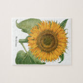 ヴィンテージひまわりフラワーバイバシリウスベスラー ジグソーパズル (横)