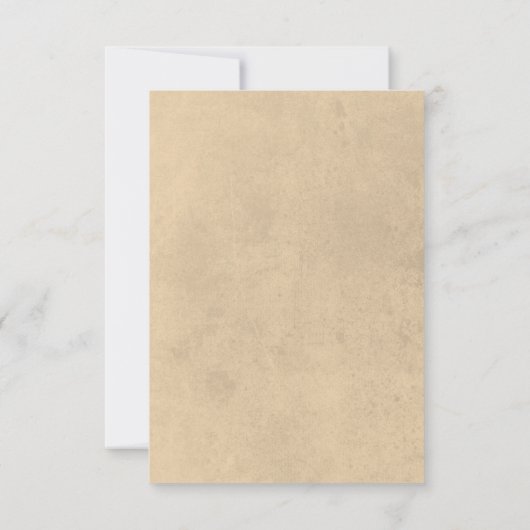 ヴィンテージひまわりフローラ応答カード 出欠カード (裏面)