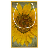 ヴィンテージひまわり中抱き枕 スモールペーパーバッグ (裏面)