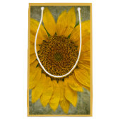 ヴィンテージひまわり中抱き枕 スモールペーパーバッグ (正面)