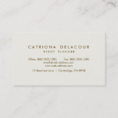 ヴィンテージひまわり柄名刺 名刺 (裏面)