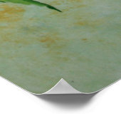 ヴィンテージひまわり植物芸術 ポスター (角)