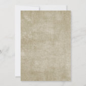 ヴィンテージひまわり花モチーフのウェディングパーティ招待状 招待状 (裏面)