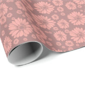 ヴィンテージひまわり花柄 ラッピングペーパー (ロールコーナー)