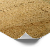 ヴィンテージひまわり葉書 ポスター (角)