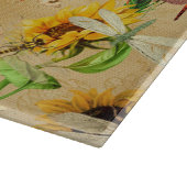 ヴィンテージひまわり カッティングボード (角)