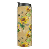 ヴィンテージひまわり タンブラー (回転右)