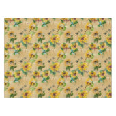 ヴィンテージひまわり テーブルクロス (正面(横))