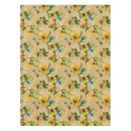 ヴィンテージひまわり テーブルクロス