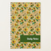 ヴィンテージひまわり プランナー手帳 (正面)