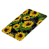 ヴィンテージひまわり マグネット (左側)