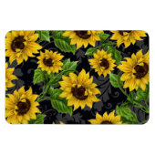 ヴィンテージひまわり マグネット (横)