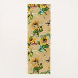ヴィンテージひまわり ヨガマット