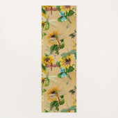 ヴィンテージひまわり ヨガマット (裏面)