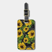 ヴィンテージひまわり ラゲッジタグ (正面縦)