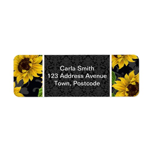 ヴィンテージひまわり ラベル (正面)