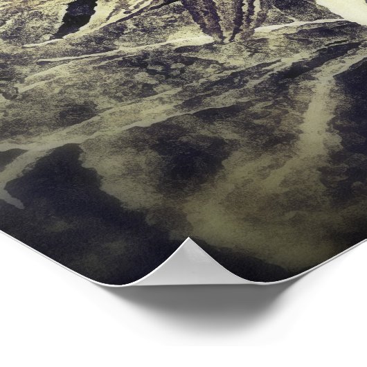 ヴィンテージひま絵画わりのアートワーク#3 - Posts ポスター (角)