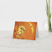 ヴィンテージふくろう月 カード (正面)