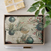 ヴィンテージぶら下がったのオーナメント，果実，枝 薄葉紙 (ギフト)