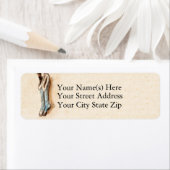 ヴィンテージぶら下がったのクリスマスストッキング ラベル (インサイチュ)