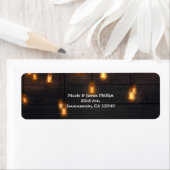 ヴィンテージぶら下がったの軽素朴球木結婚の ラベル (インサイチュ)