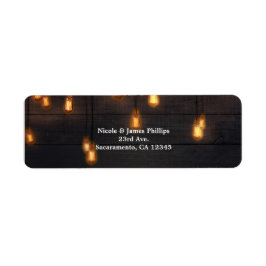 ヴィンテージぶら下がったの軽素朴球木結婚の ラベル