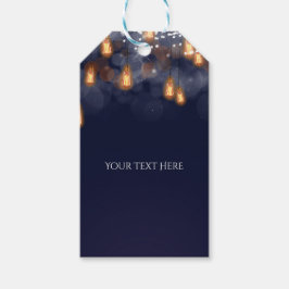 ヴィンテージぶら下がったの電球素朴結婚式の引き出物 ギフトタグ