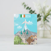 ヴィンテージへようこそアイルランドのアイルランドのダブリン ポストカード (スタンド正面)