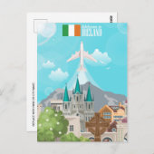 ヴィンテージへようこそアイルランドのアイルランドのダブリン ポストカード (正面/裏面)